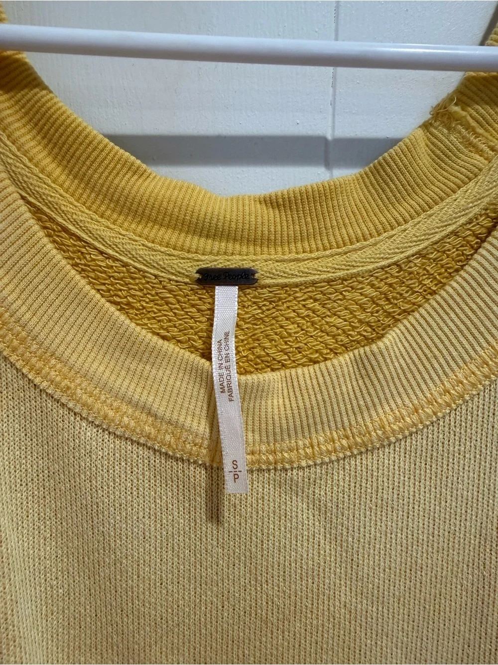 Free People Yellow Mini Dress